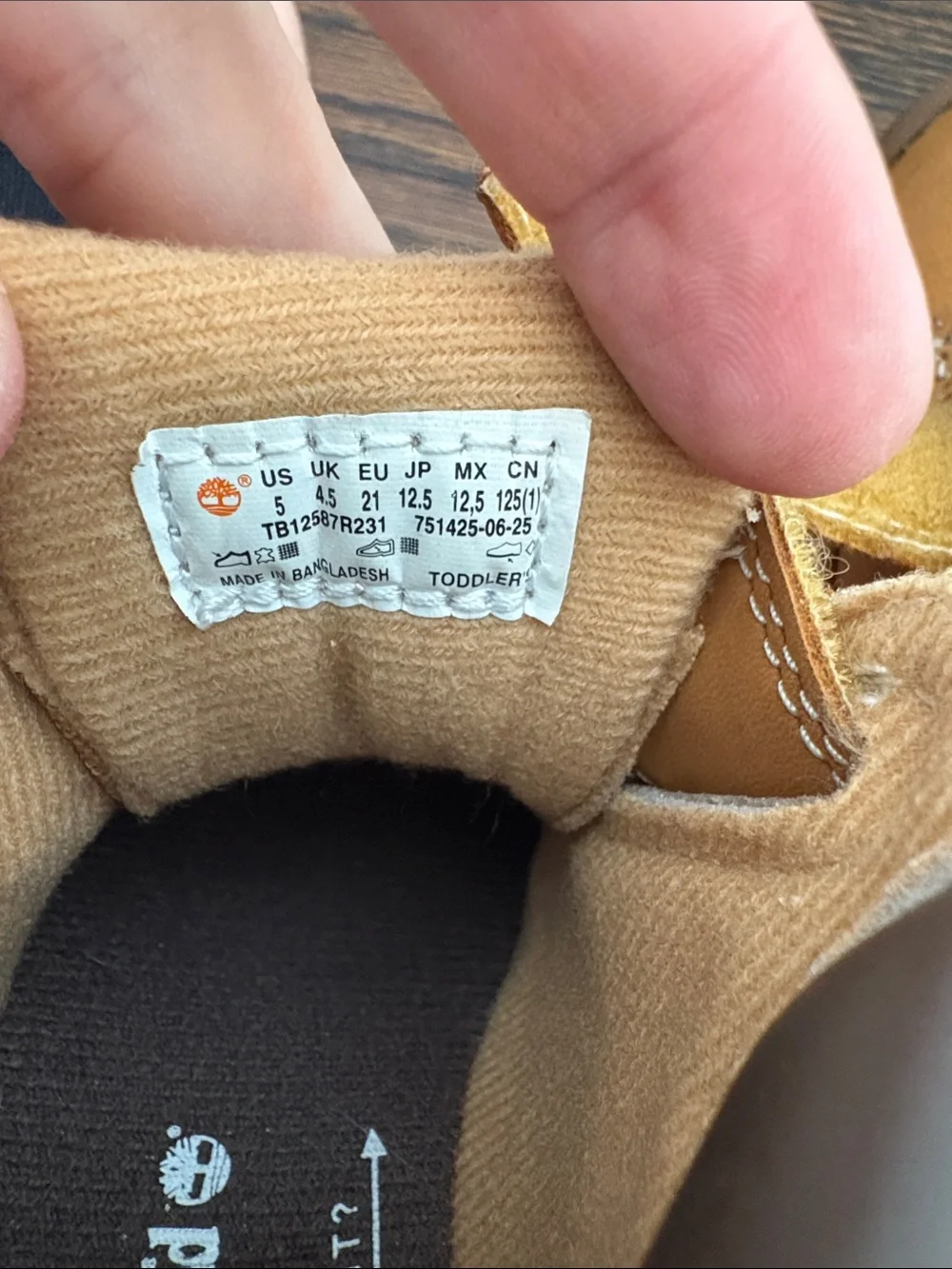 Timberland Timber Tykes Boot toddler size 5